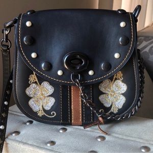 Limited edition coach saddle bag